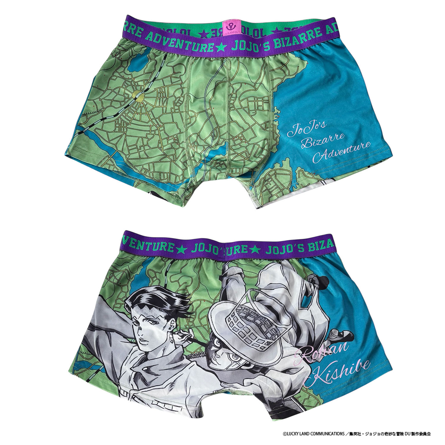 【予約】2026年1月下旬発送予定 [公式] メーカー直営 アニメ『ジョジョの奇妙な冒険　ダイヤモンドは砕けない』 転写ボクサーパンツ 岸辺露伴