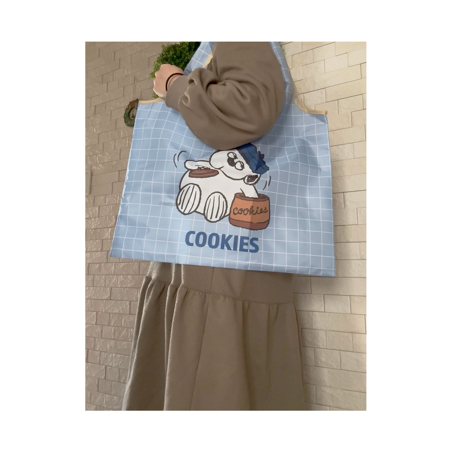 [公式] メーカー直営 PEANUTS ピーナッツ くるくるショッピングバッグ オラフ