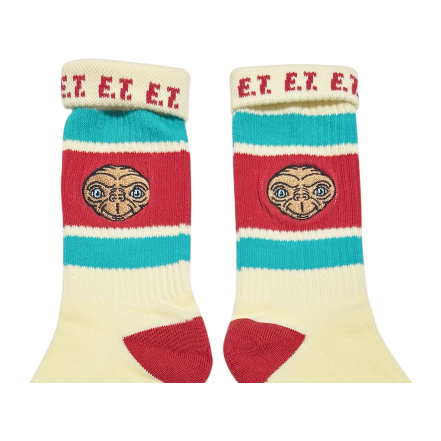 [公式] メーカー直営 E.T. カラフルラインソックス フェイス