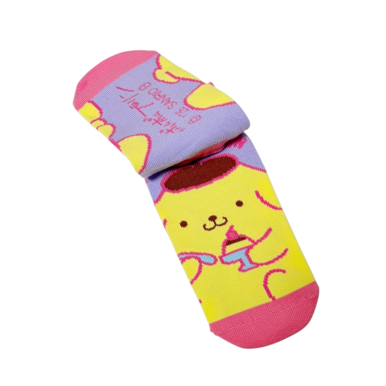 [公式] メーカー直営 サンリオキャラクターズ キャラックス（レディース靴下）ポムポムプリン 30th プリン