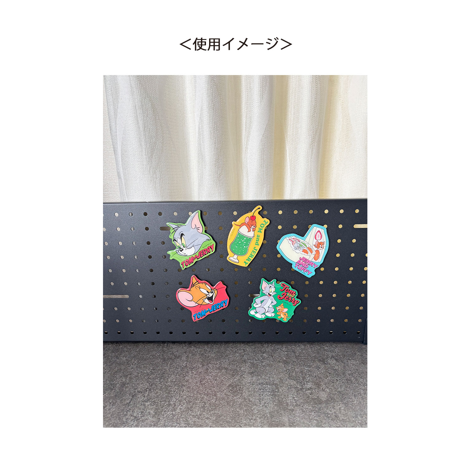 [公式] メーカー直営 トムとジェリー キャラクタービッグマグネット クリームソーダ