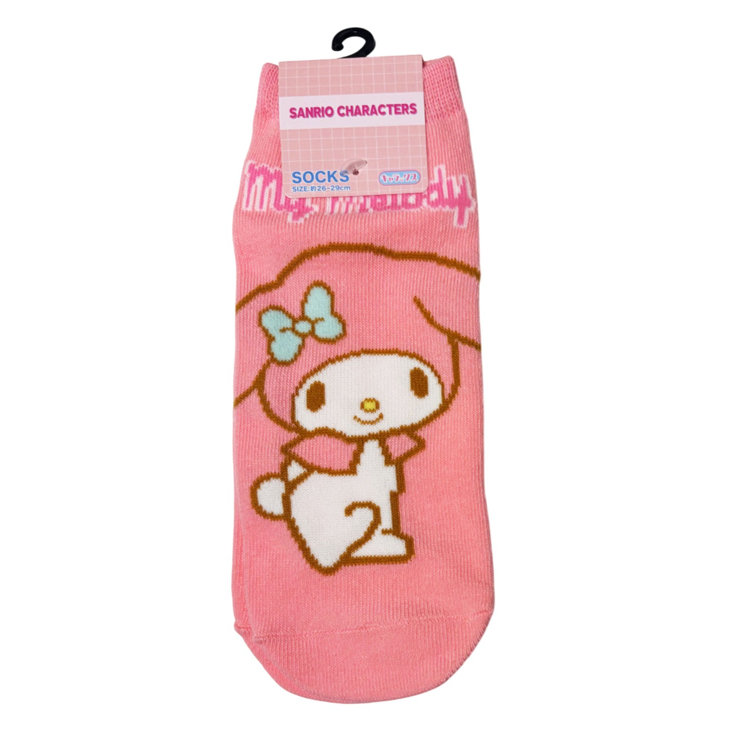 [公式] メーカー直営 サンリオキャラクターズ キャラックス（メンズ靴下）マイメロディ ロゴ