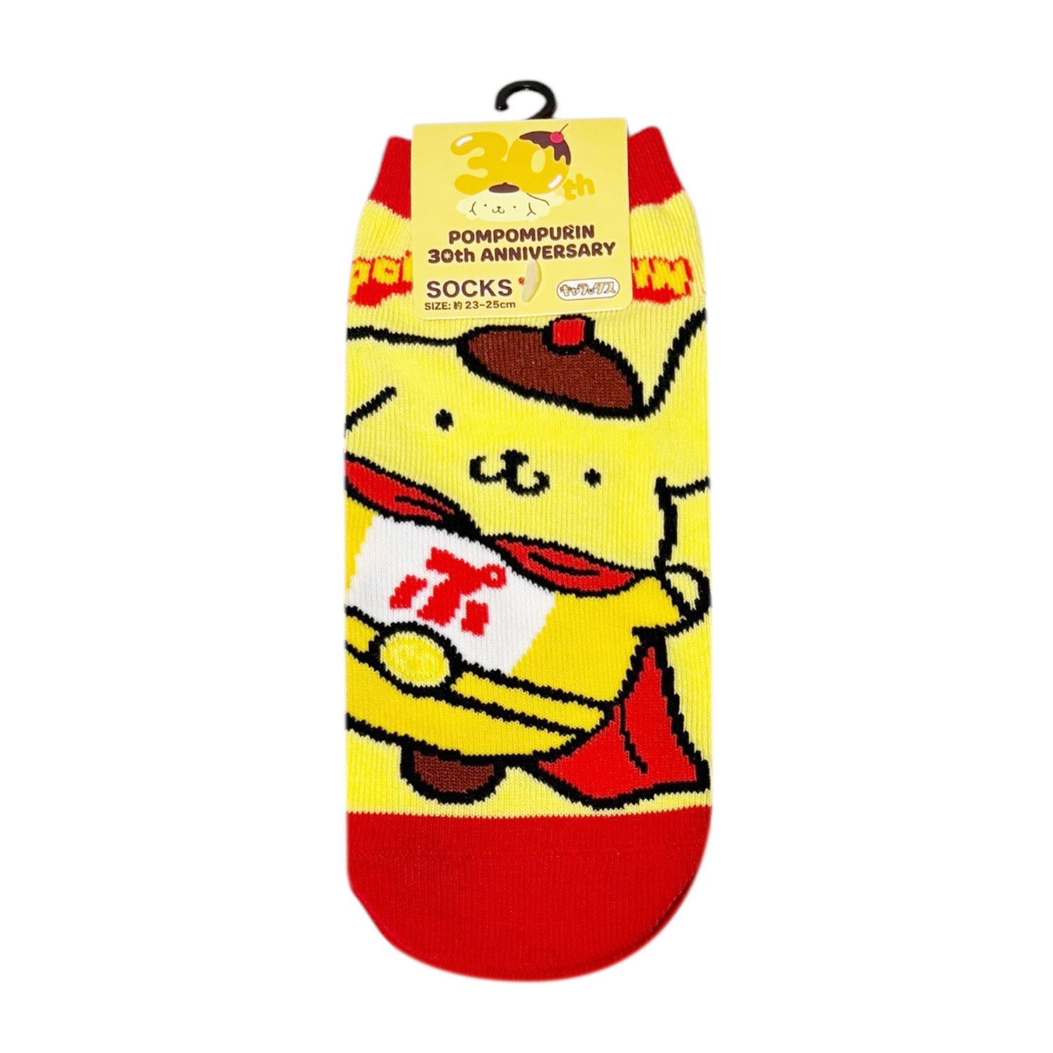 [公式] メーカー直営 サンリオキャラクターズ キャラックス（レディース靴下）ポムポムプリン 30th ヒーロー