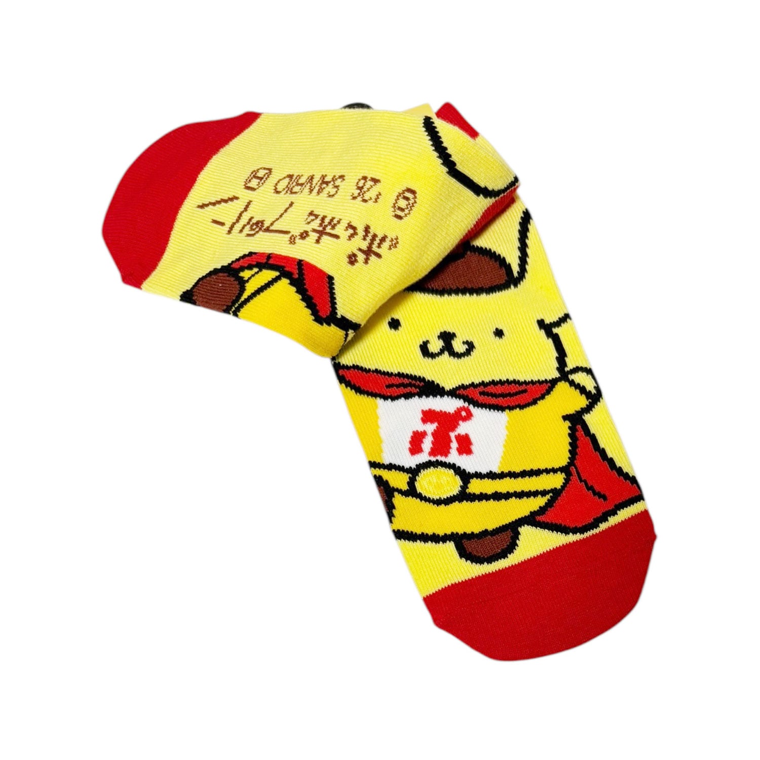 [公式] メーカー直営 サンリオキャラクターズ キャラックス（レディース靴下）ポムポムプリン 30th ヒーロー