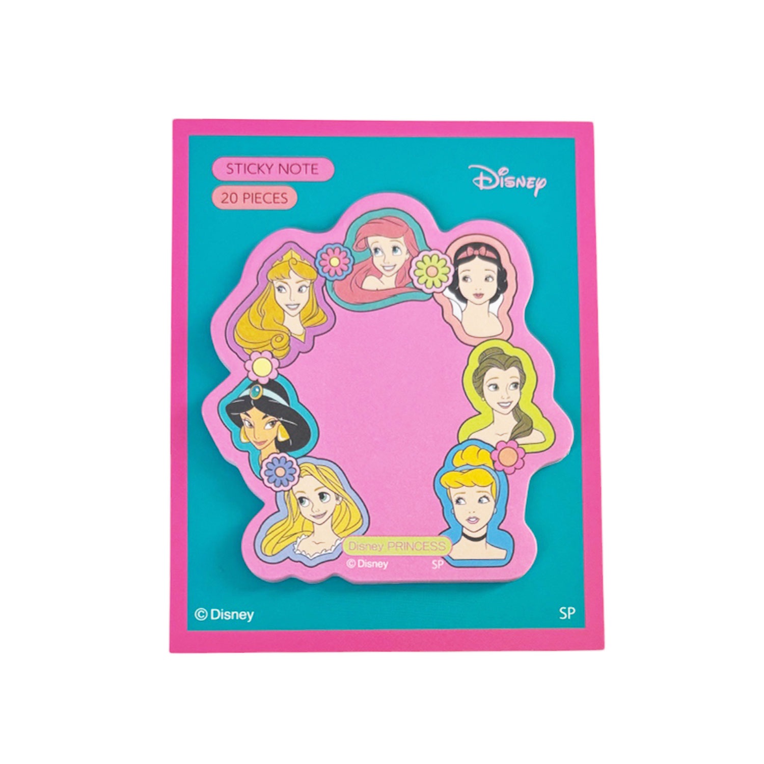公式] ノスタルジカ ディズニープリンセス ダイカット付箋 PINK