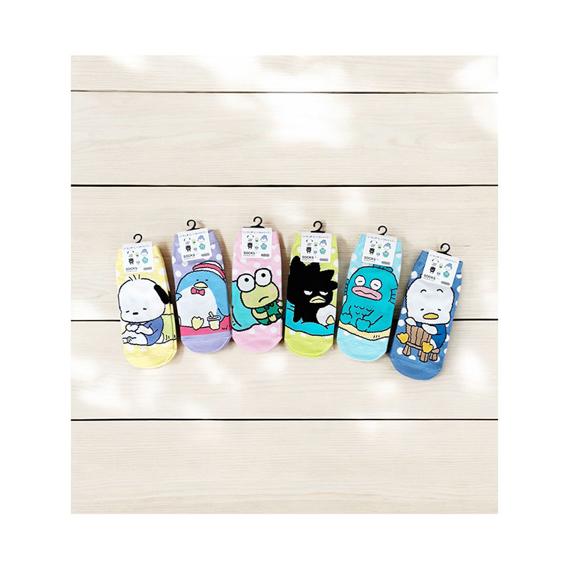 [公式] メーカー直営 にしむらゆうじ×はぴだんぶい サンリオキャラクターズ キャラックス（靴下） リラックス 23~25cm