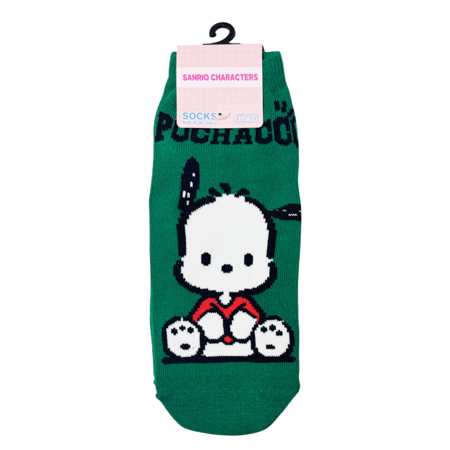 [公式] メーカー直営 サンリオキャラクターズ キャラックス（メンズ靴下）ポチャッコ ロゴ
