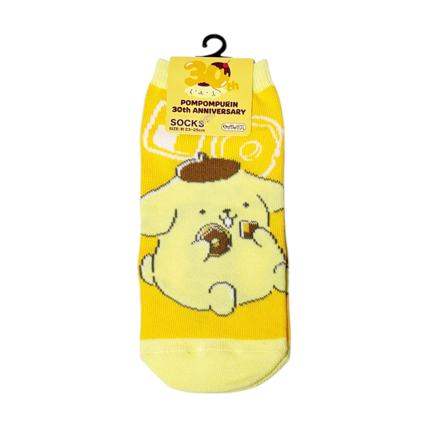 [公式] メーカー直営 サンリオキャラクターズ キャラックス（レディース靴下）ポムポムプリン おやつ