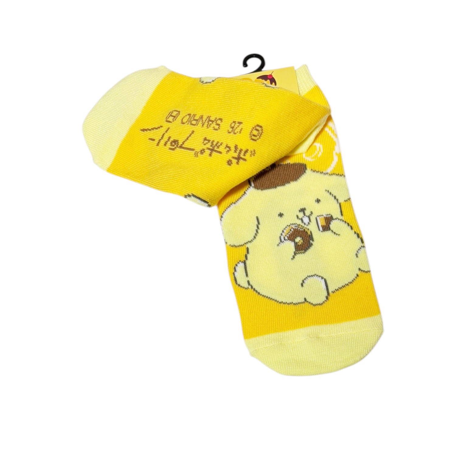 [公式] メーカー直営 サンリオキャラクターズ キャラックス（レディース靴下）ポムポムプリン おやつ