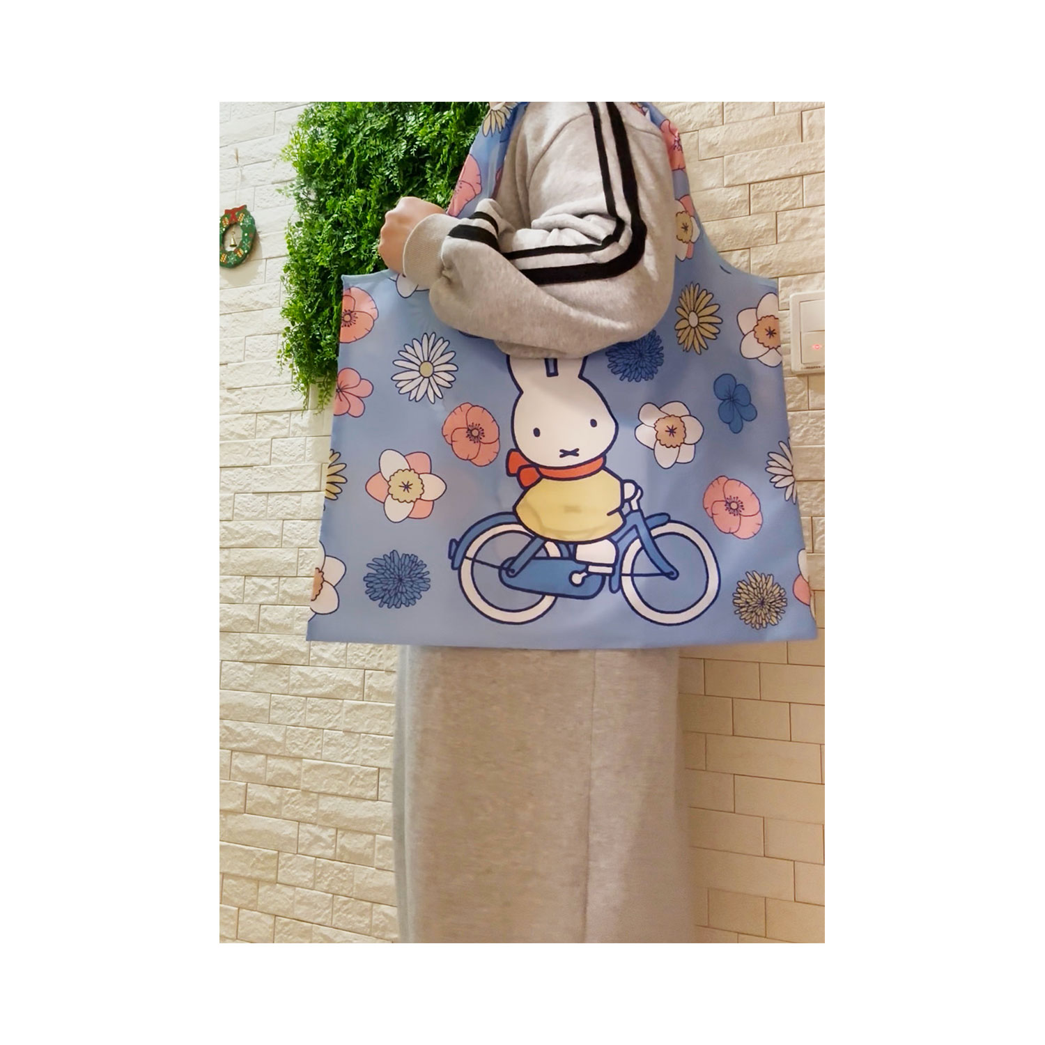 [公式] メーカー直営 ディック・ブルーナ ミッフィー くるくるショッピングバッグ お花たくさん