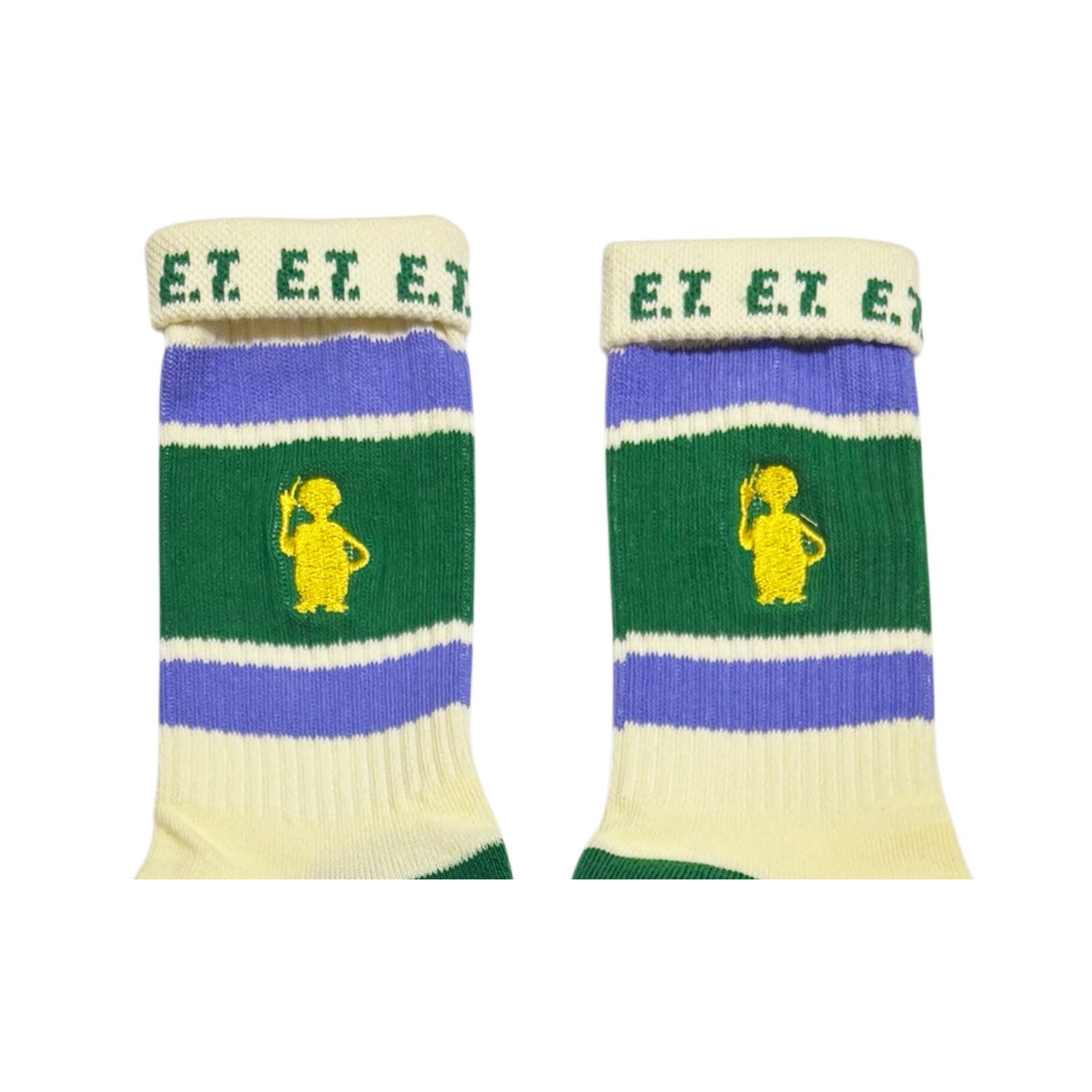 [公式] メーカー直営 E.T. カラフルラインソックス シルエット