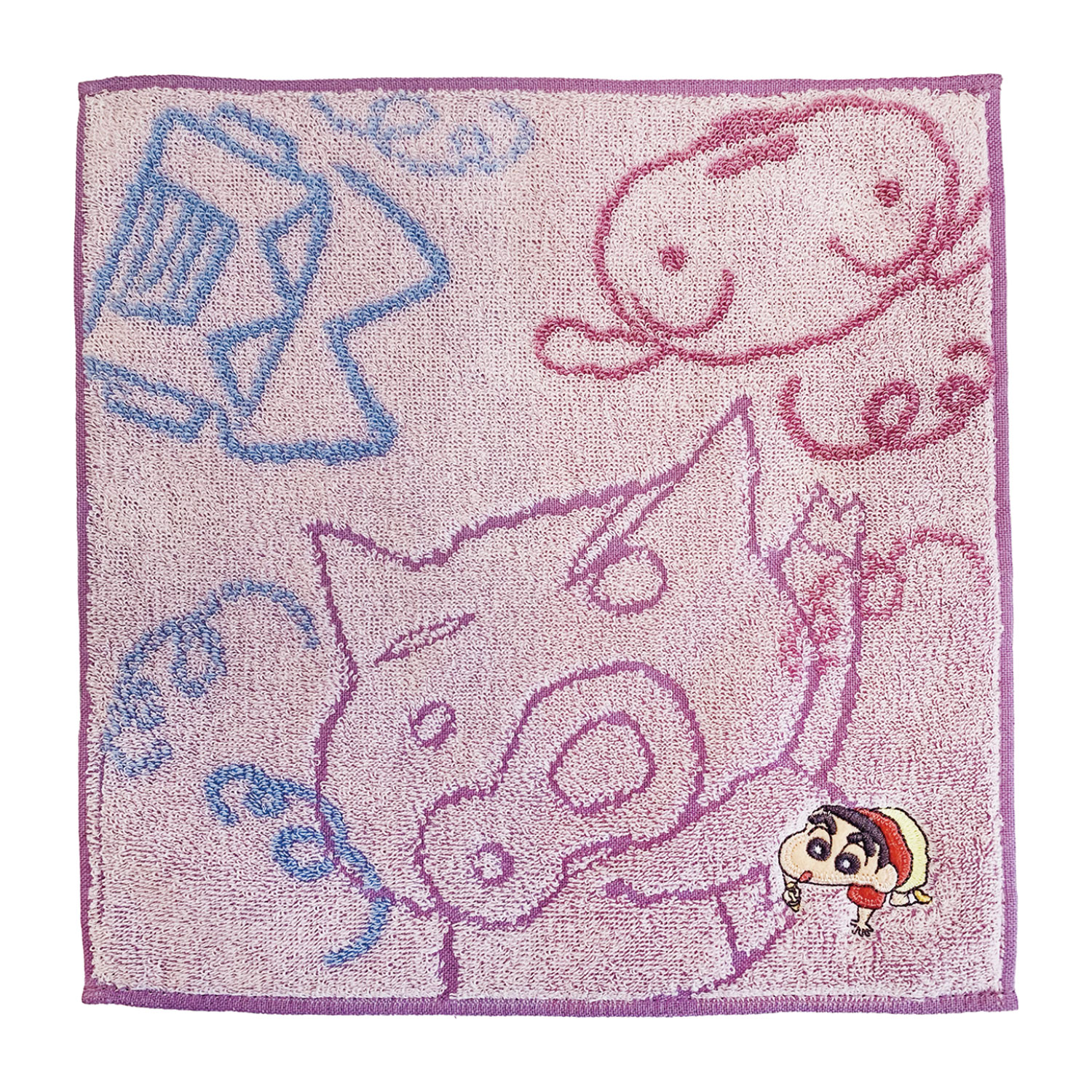 公式] メーカー直営 クレヨンしんちゃん ミニタオル らくがき