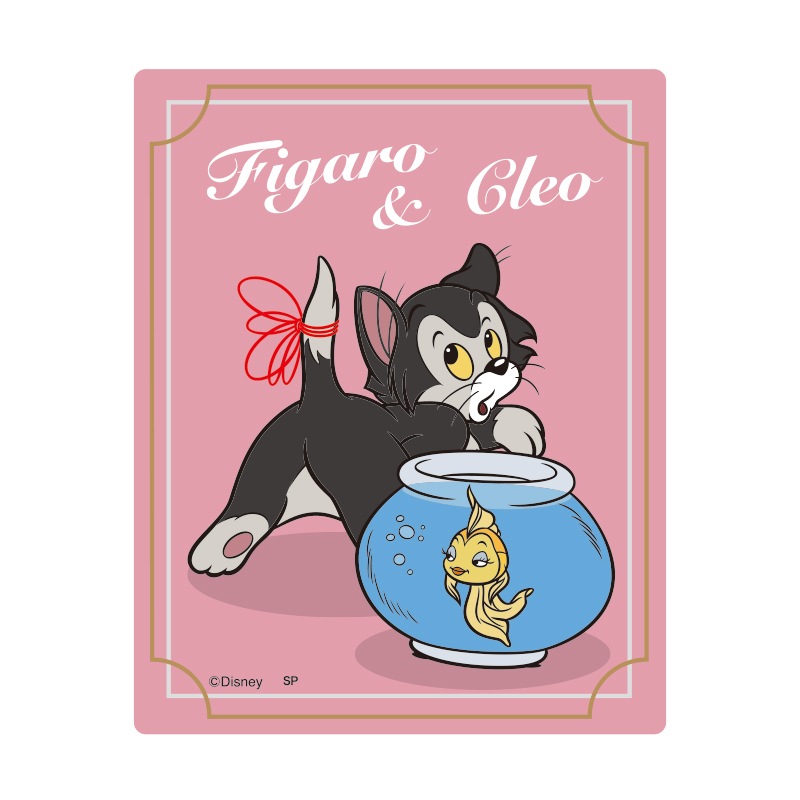 ディズニー キャラクターステッカー フィガロ/クレオ