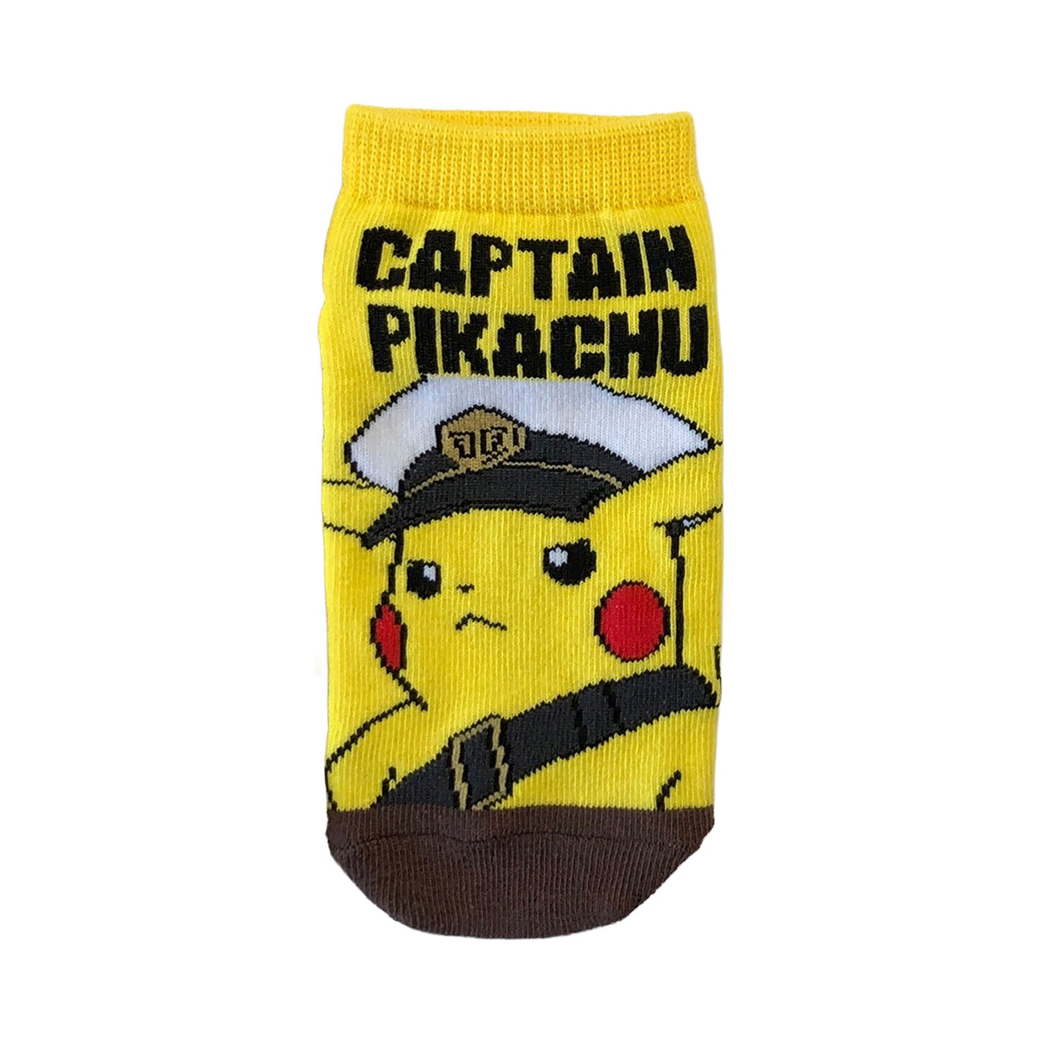 [公式] メーカー直営 ポケットモンスター キャラックス（キッズ靴下）キャプテンピカチュウ　アニメ　ポケモン