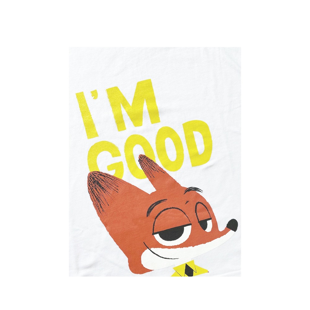公式] メーカー直営 ディズニー Tシャツ ズートピア／ニック ImGood M
