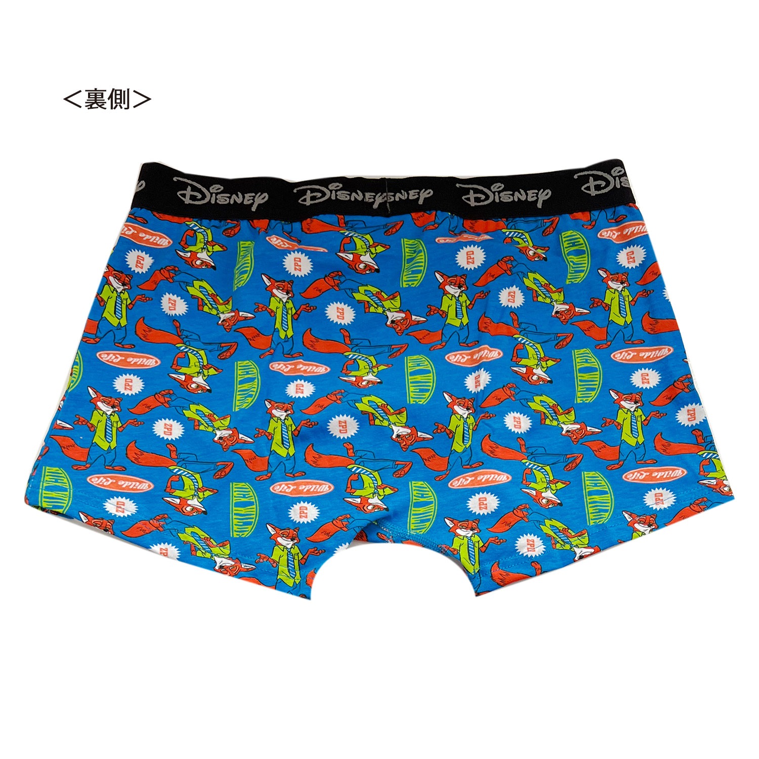 [公式] メーカー直営 ディズニー ボクサーパンツ　ズートピア　ニック