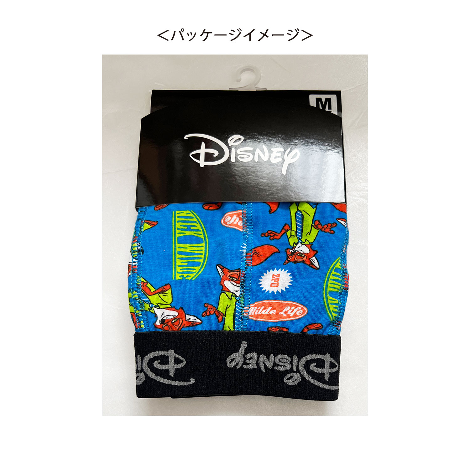 [公式] メーカー直営 ディズニー ボクサーパンツ　ズートピア　ニック