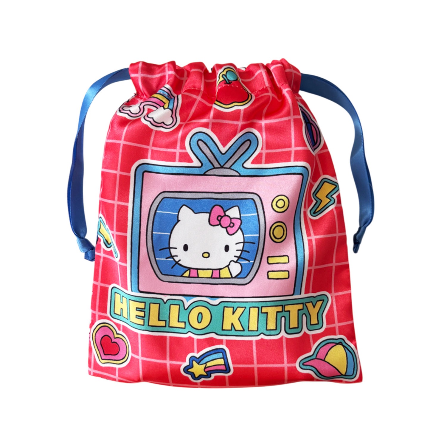 [公式] メーカー直営 サンリオキャラクターズ リボン巾着 ハローキティ ステッカーミックス
