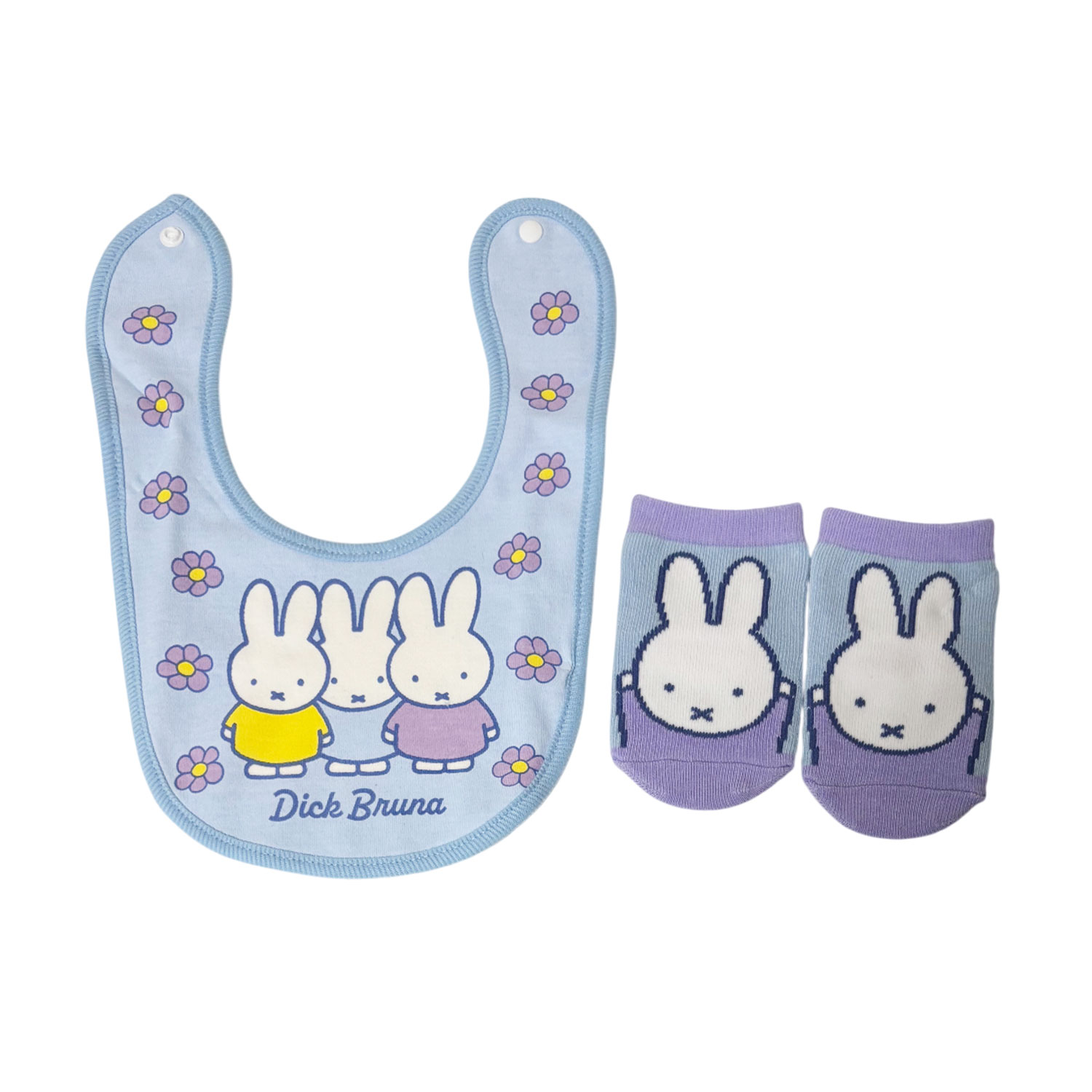 [公式] メーカー直営 ディック・ブルーナ ベビーセット フラワー ライトブルー