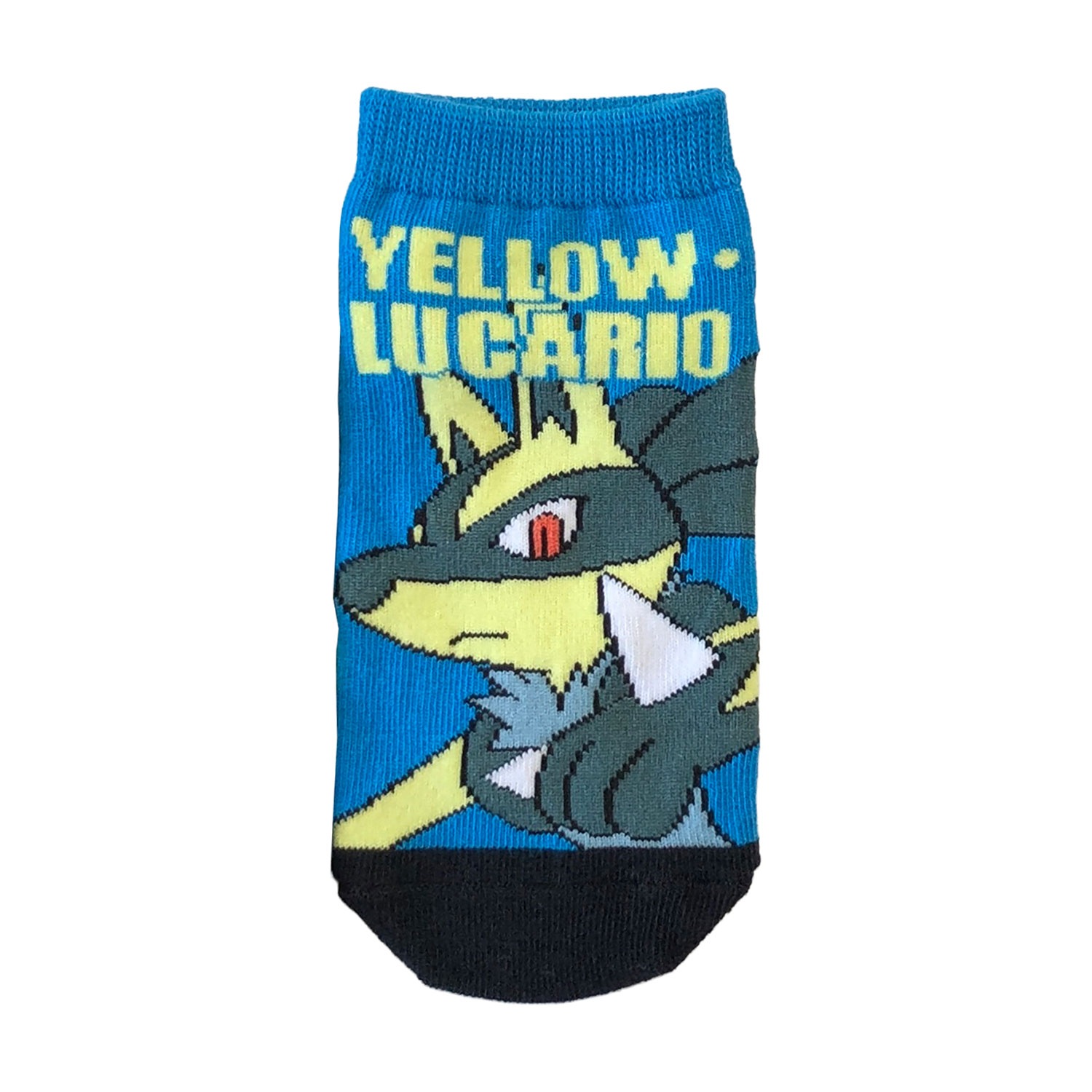 [公式] メーカー直営 ポケットモンスター キャラックス（キッズ靴下）黄色いルカリオ　アニメ　ポケモン