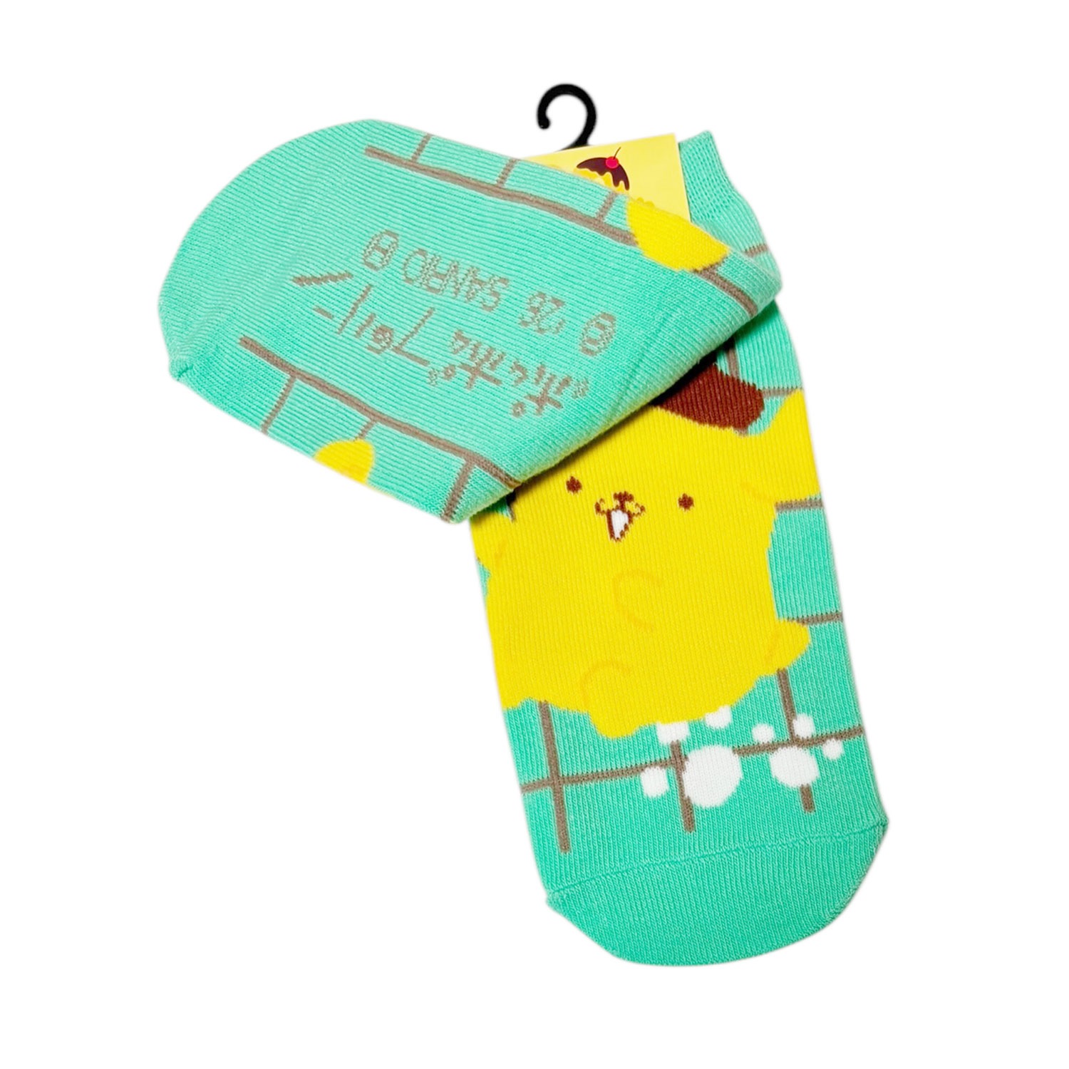 [公式] メーカー直営 サンリオキャラクターズ キャラックス（レディース靴下）ポムポムプリン 肉球