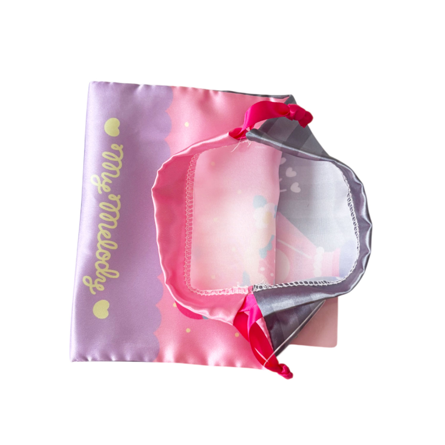 [公式] メーカー直営 サンリオキャラクターズ リボン巾着 マイメロディ＆クロミ シンプルかわいい