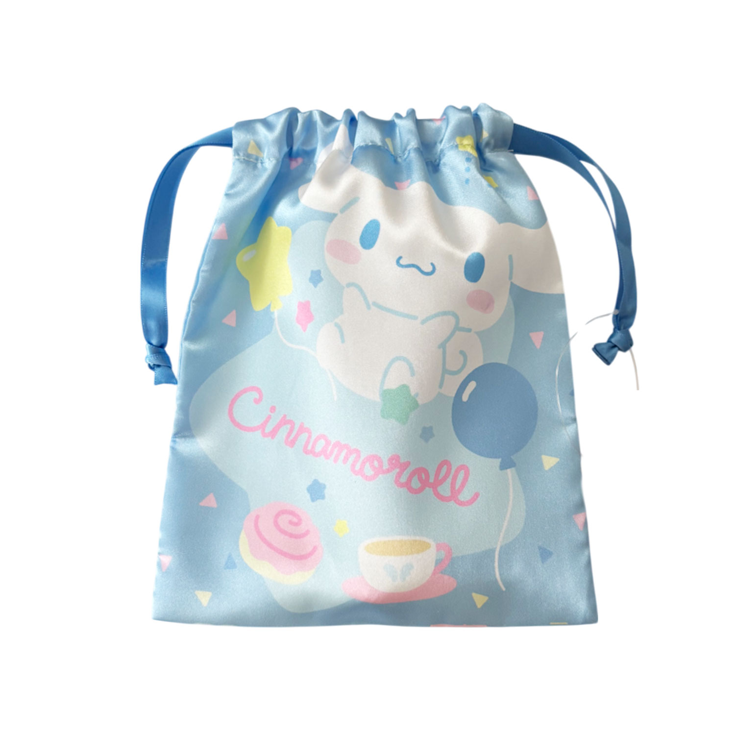 [公式] メーカー直営 サンリオキャラクターズ リボン巾着 シナモロール シンプルかわいい