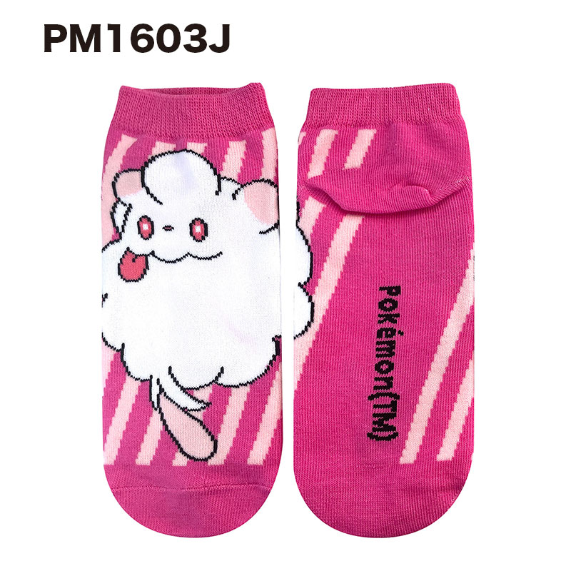 [公式] メーカー直営 ポケットモンスター キャラックス（靴下）ストライプ 23~25cm