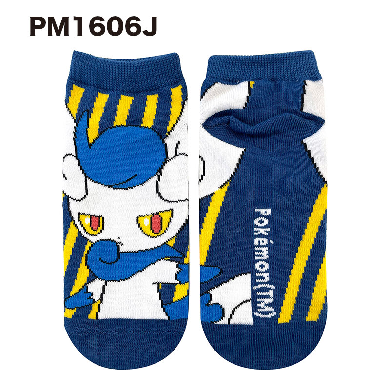 [公式] メーカー直営 ポケットモンスター キャラックス（靴下）ストライプ 23~25cm