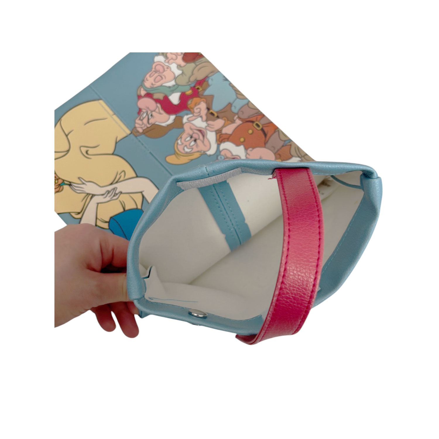 [公式] メーカー直営 ディズニー 合皮ティッシュケース 白雪姫 集合