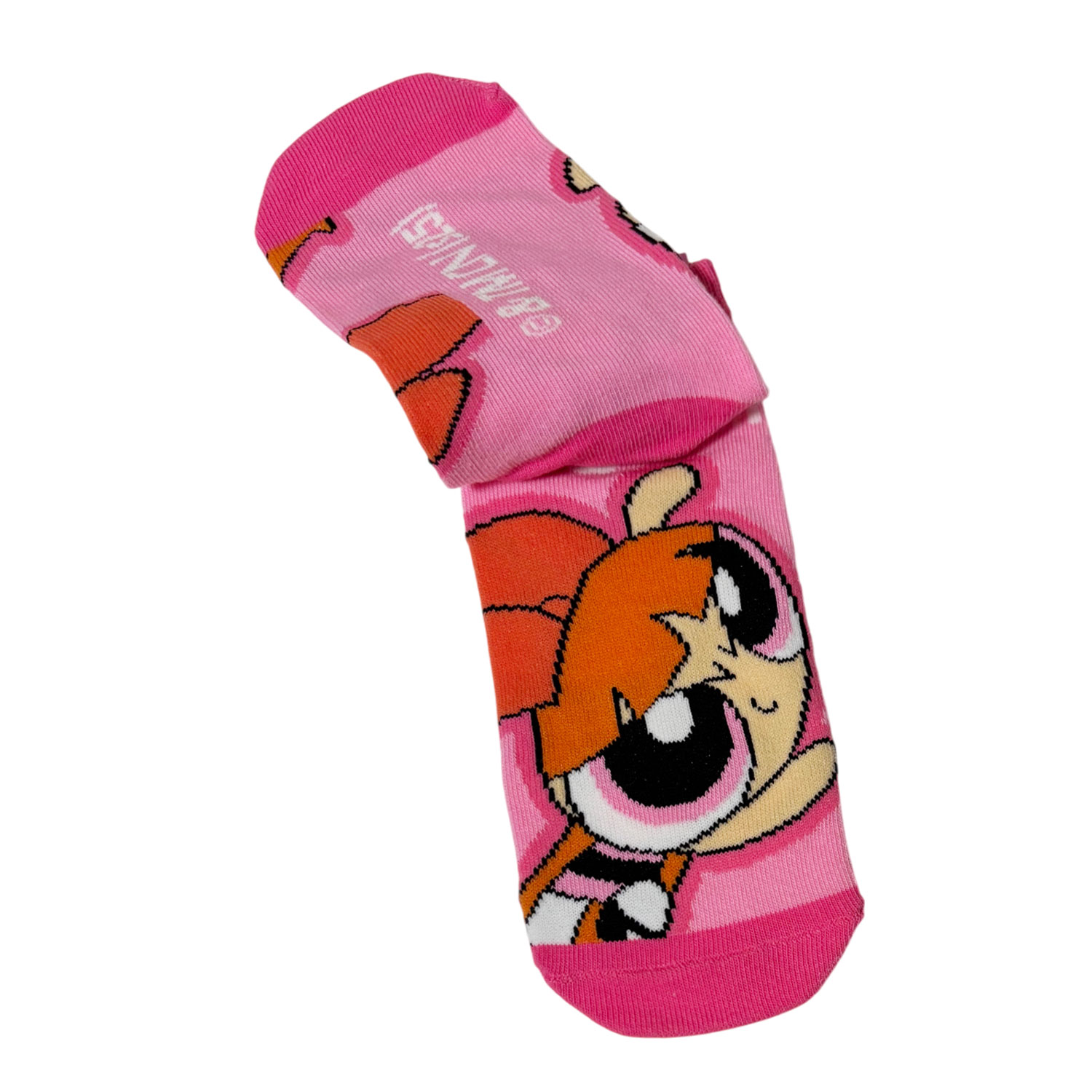 [公式]パワーパフガールズ キャラックス（靴下）ブロッサム／ロゴ／ＰＫ ※3P¥1100対象