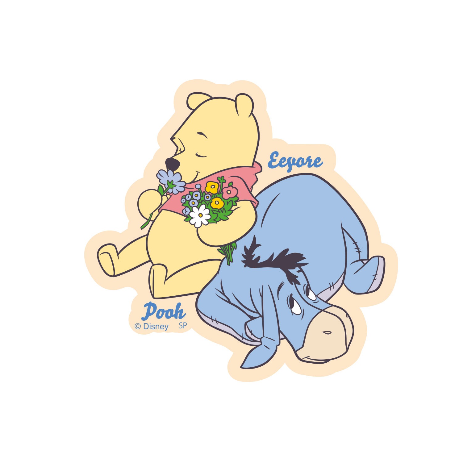 [公式] Disney NOSTALGICA 80Type Line Up Stickers プーさんとイーオー