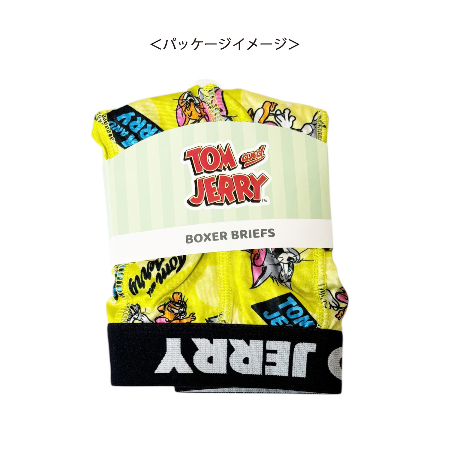 [公式] メーカー直営 トムとジェリー ボクサーパンツ（ポリエステル） ドット