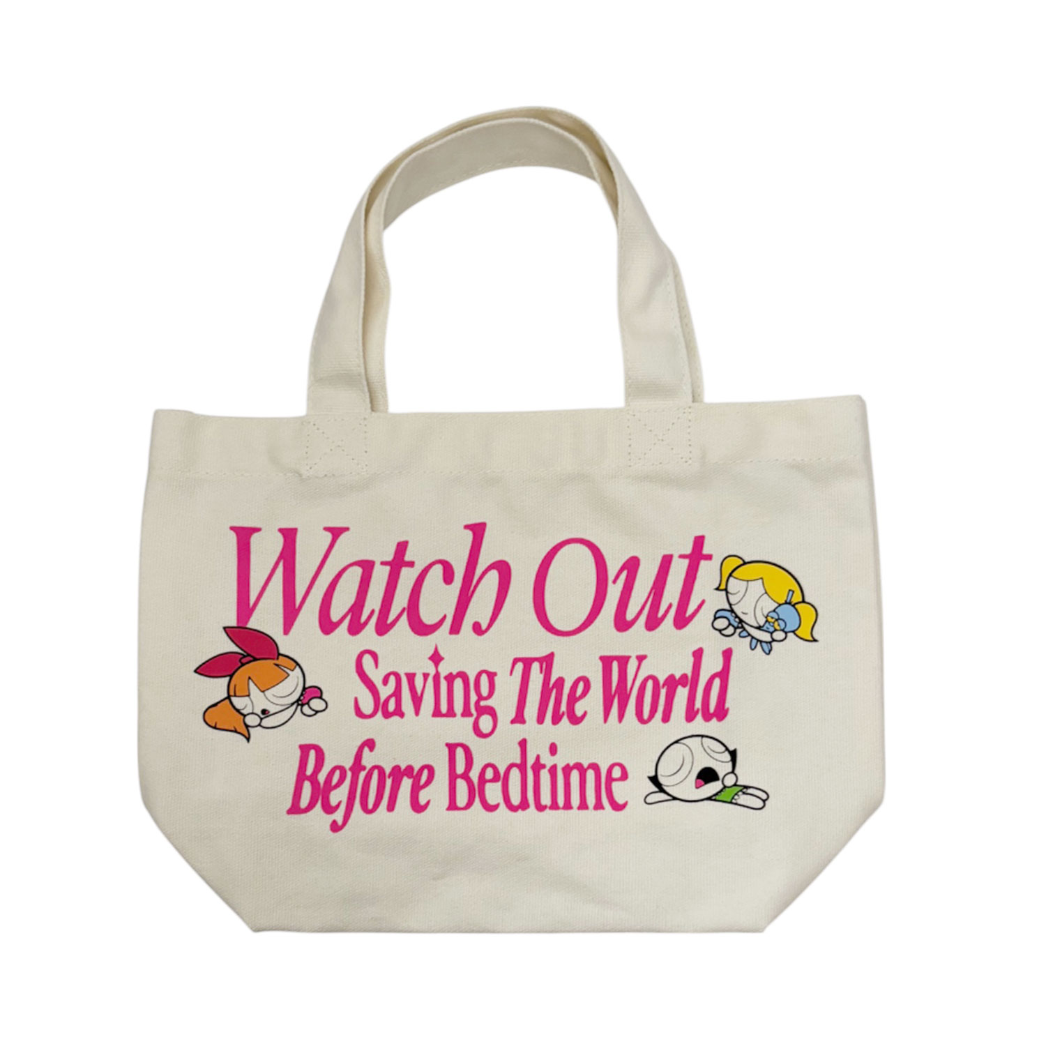 [公式] メーカー直営 パワーパフガールズ カラーマチ付きバッグ ナチュラル