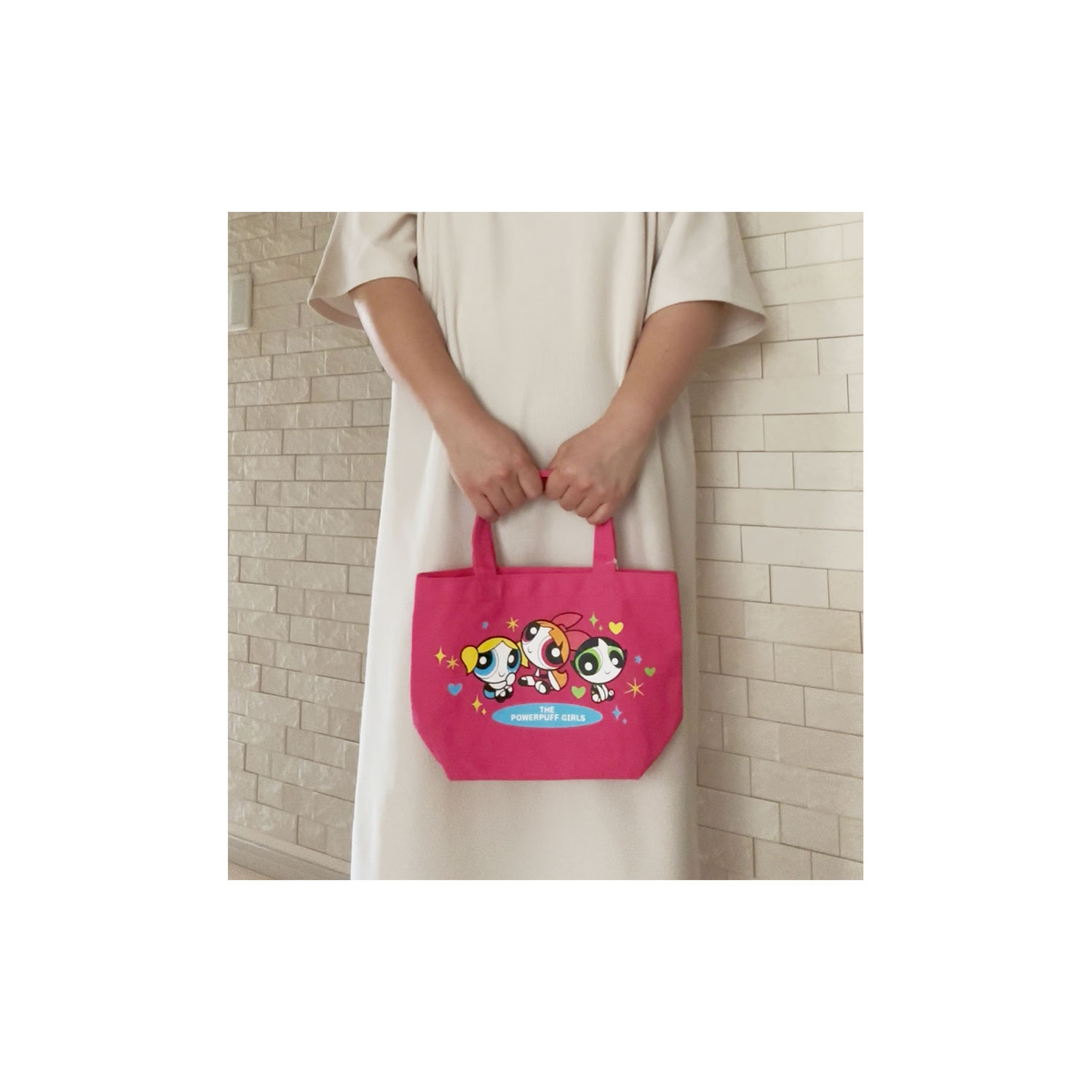 [公式] メーカー直営 パワーパフガールズ カラーマチ付きバッグ ピンク