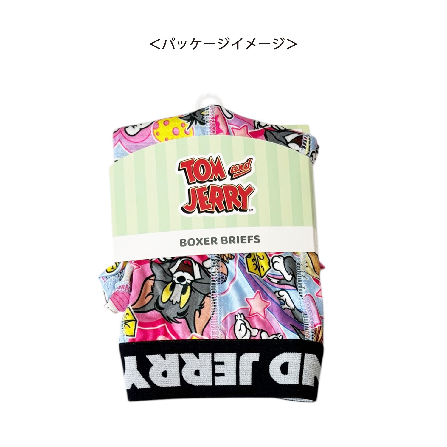 [公式] メーカー直営 トムとジェリー ボクサーパンツ（ポリエステル） YUM