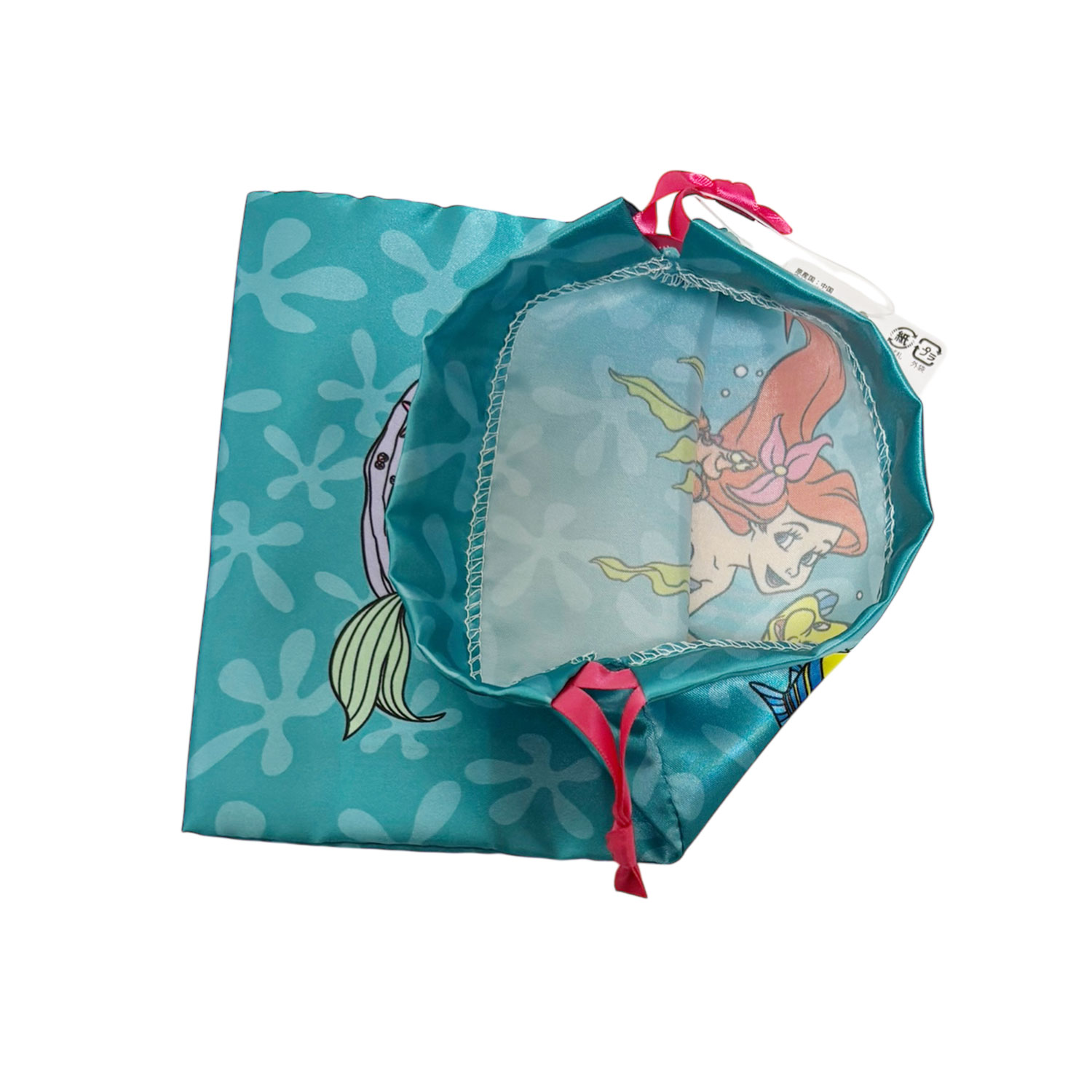 [公式] メーカー直営 ディズニー リボン巾着 リトル・マーメイド なかよし
