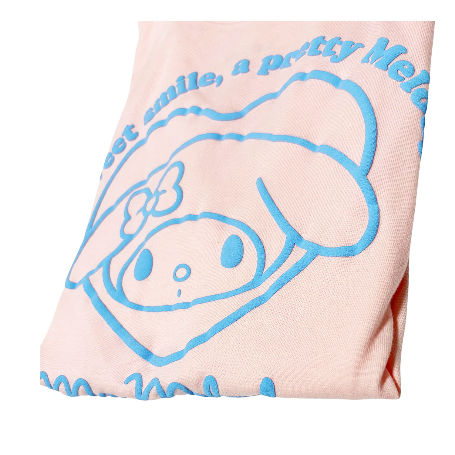 [公式] メーカー直営 サンリオキャラクターズ 発泡プリント Tシャツ マイメロディ ハート