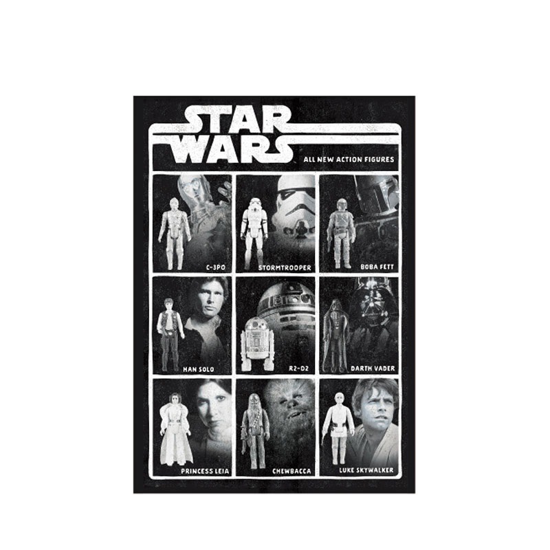 スター・ウォーズ ポスターステッカー フィギュア
