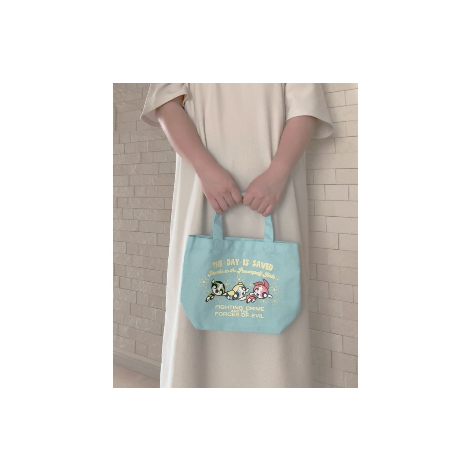 [公式] メーカー直営 パワーパフガールズ カラーマチ付きバッグ ブルー