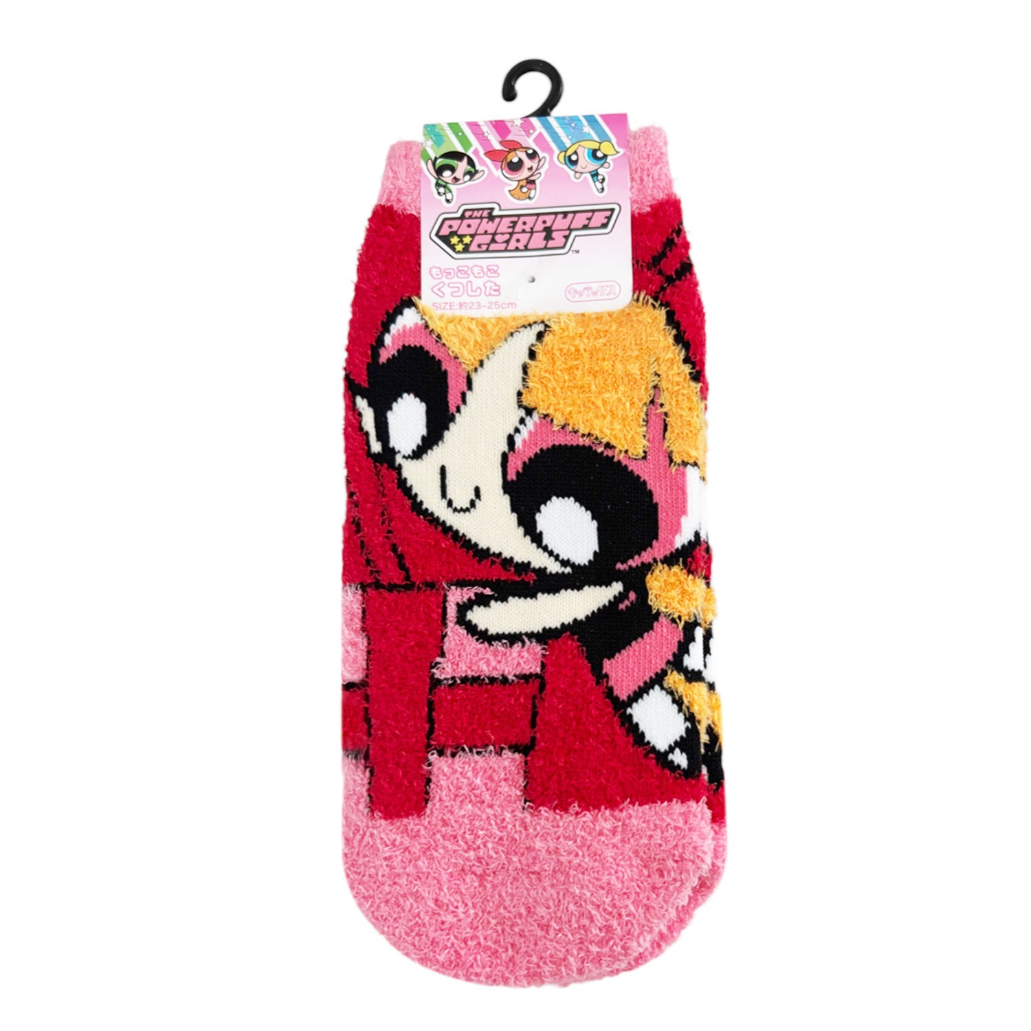 [公式] メーカー直営 パワーパフガールズ もっこもこくつした プレゼント レッド