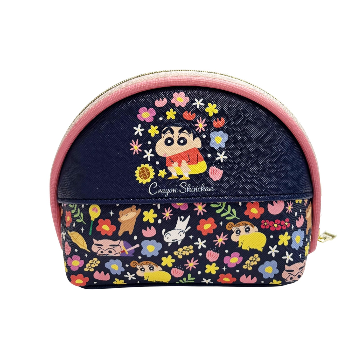 公式] メーカー直営 クレヨンしんちゃん シェルポーチ フラワー