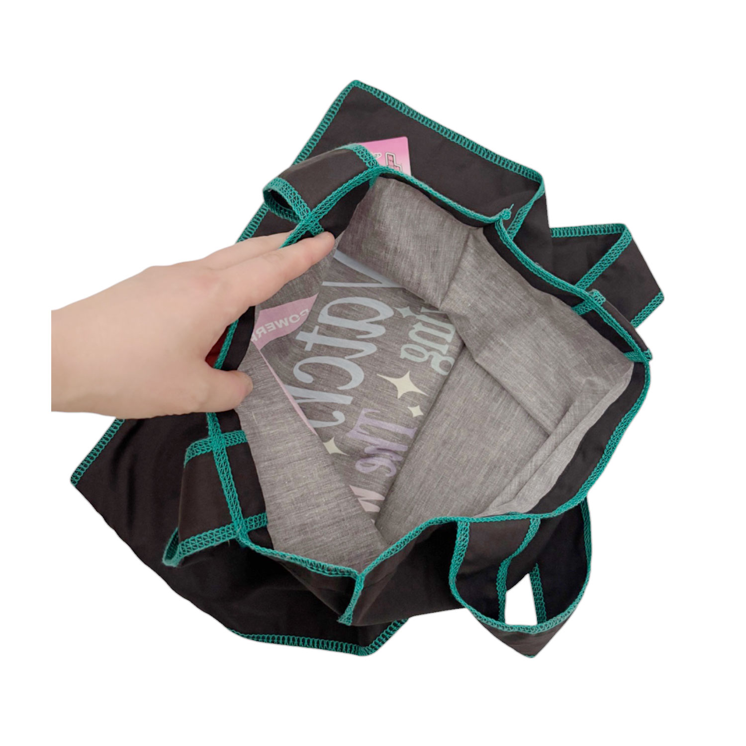 [公式] メーカー直営 パワーパフガールズ フラットトートバッグ ブラック