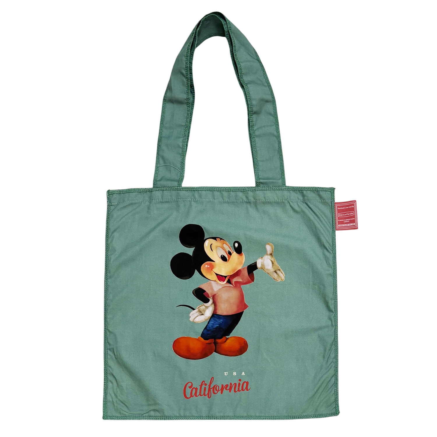公式] Disney American Paradise フラットトートバッグ ミッキーマウス