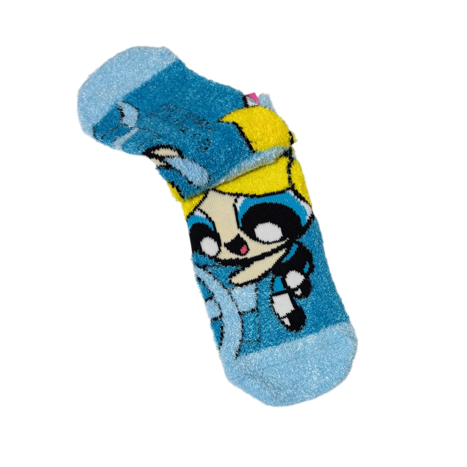 [公式] メーカー直営 パワーパフガールズ もっこもこくつした プレゼント ブルー