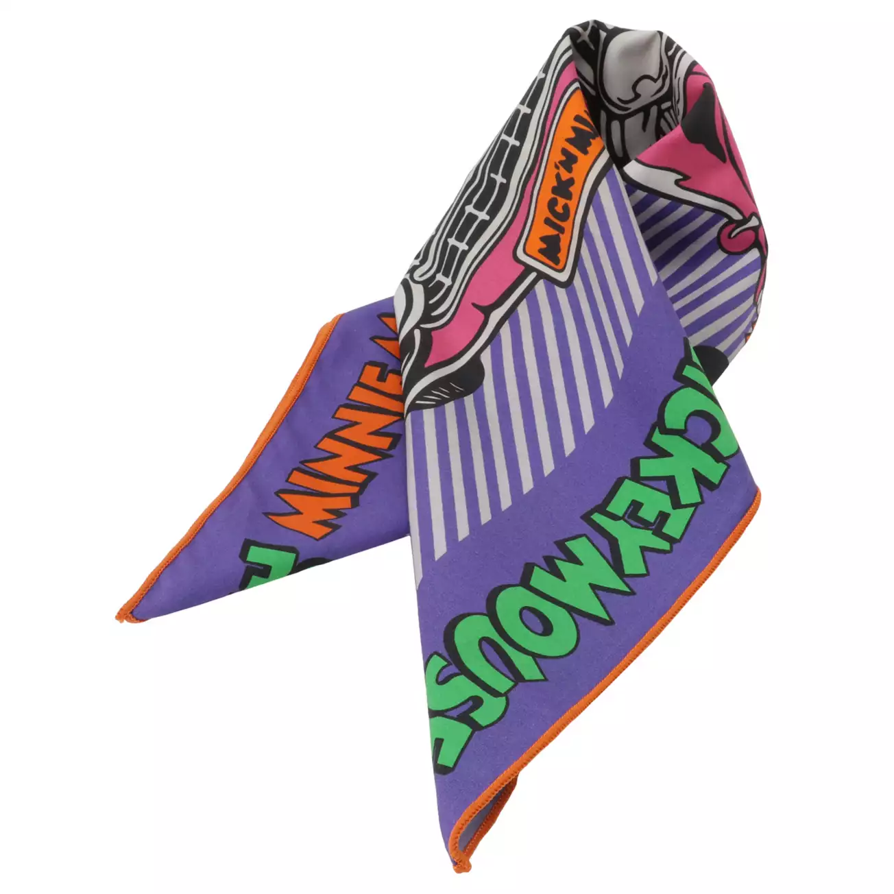 [公式] Disney NOSTALGICA バンダナ ミッキー＆ミニー ドライブ