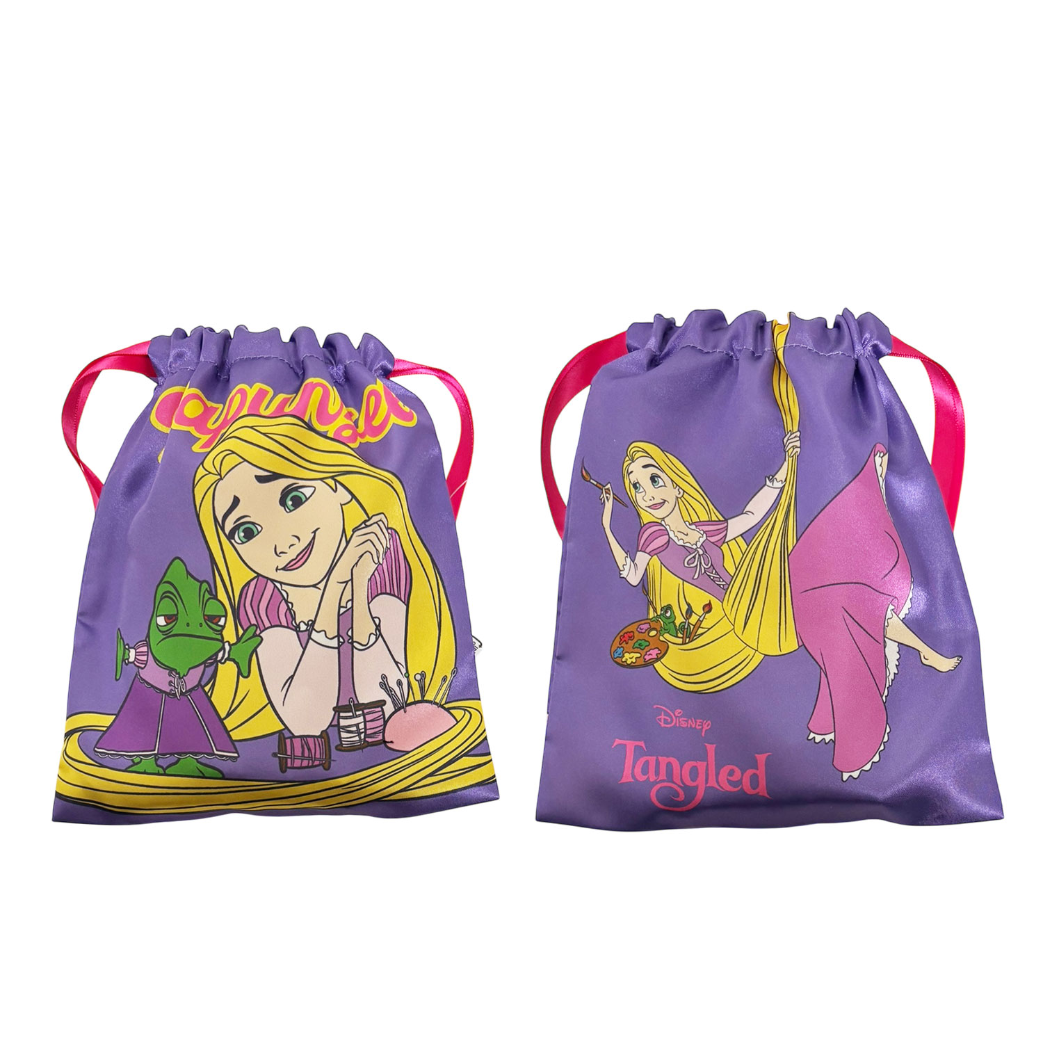 [公式] メーカー直営 ディズニー リボン巾着 塔の上のラプンツェル ラプンツェル＆パスカル