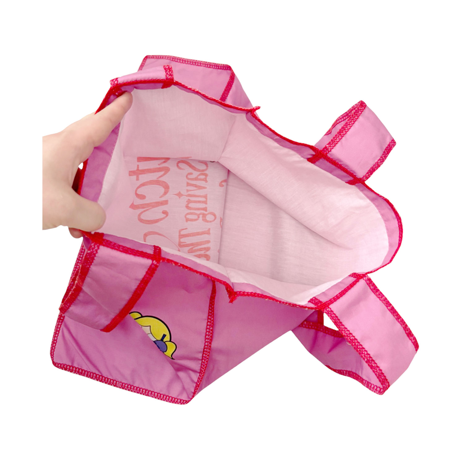 [公式] メーカー直営 パワーパフガールズ フラットトートバッグ ピンク