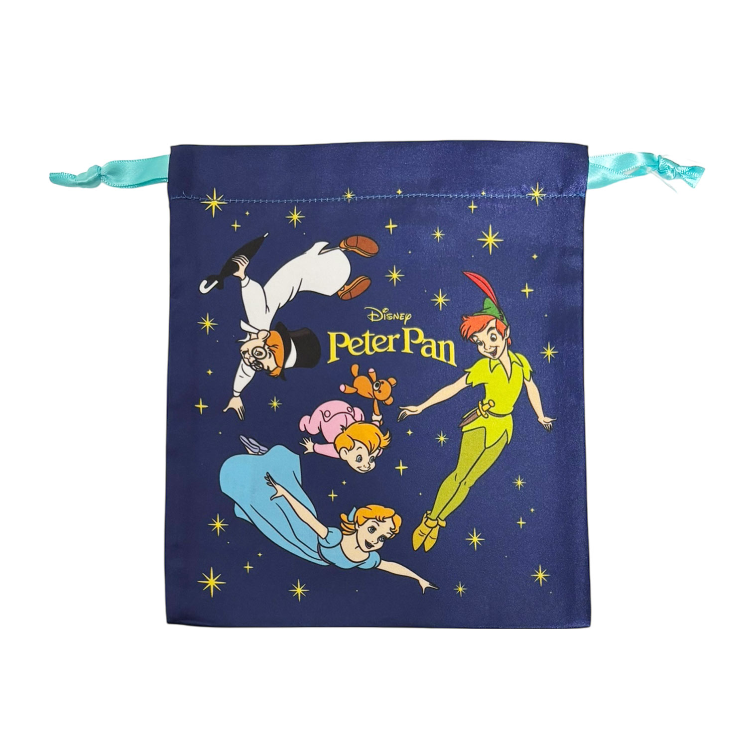 [公式] メーカー直営 ディズニー リボン巾着 ピーター・パン 星空