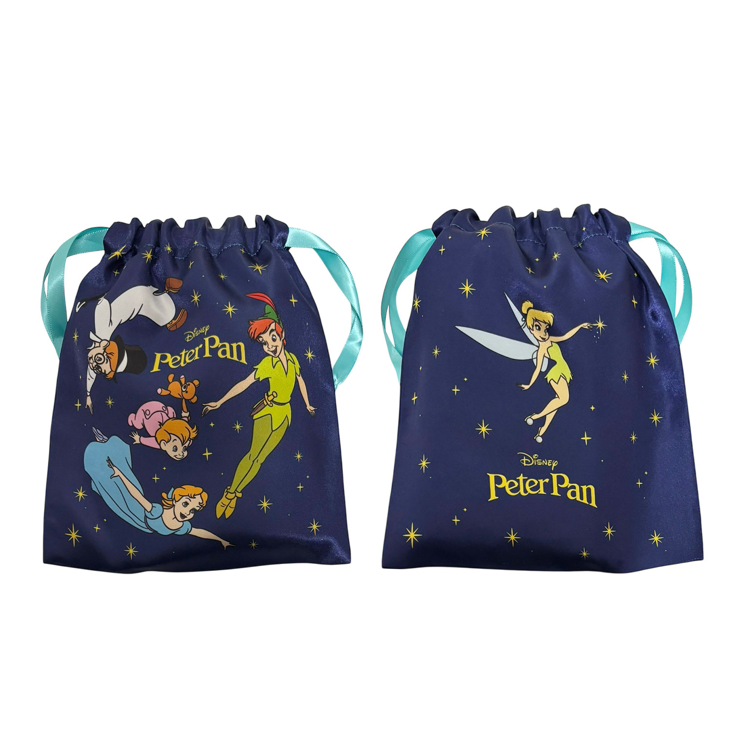 [公式] メーカー直営 ディズニー リボン巾着 ピーター・パン 星空